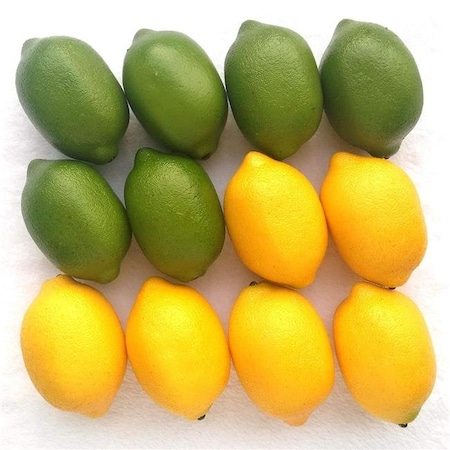 Lifelike Fake Lemons - Yellow & Green